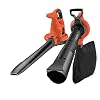 Black & Decker GW3030 Bladzuiger en blazer met hakselaar met 50 L ppvangzak