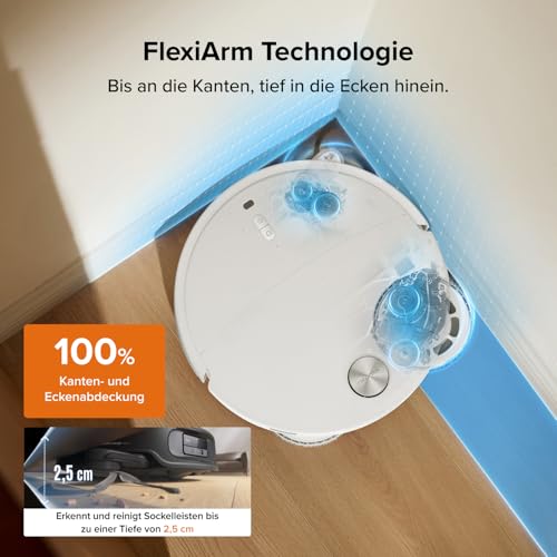 roborock Qrevo Edge 2 Saugroboter mit Wischfunktion, 25.000Pa Saugkraft – Ansicht 6