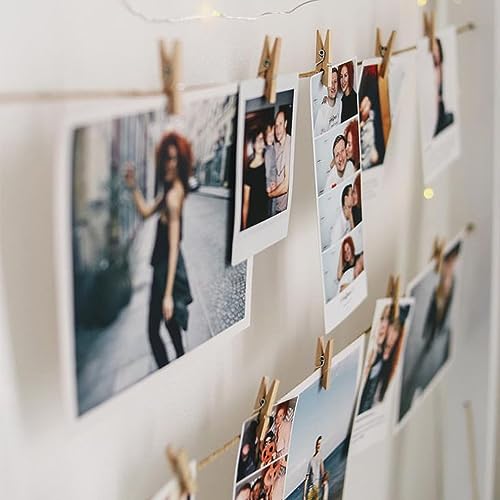 Kit 120 Mini Pregador Prendedor Madeira Natural Fotos Artes