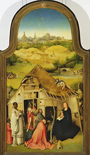 Toile l'Arrestation du Christ de Hieronymus Bosch reproduction peinture murale 60x90cm