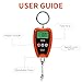 Outmate Digital Crane Scale 300kg/660lbs 200kg/440lbs with LED Handheld Mini Hanging Scale for Garage Farm Hunting Fishing Etc(200kg/Plastic Shell/Orange)