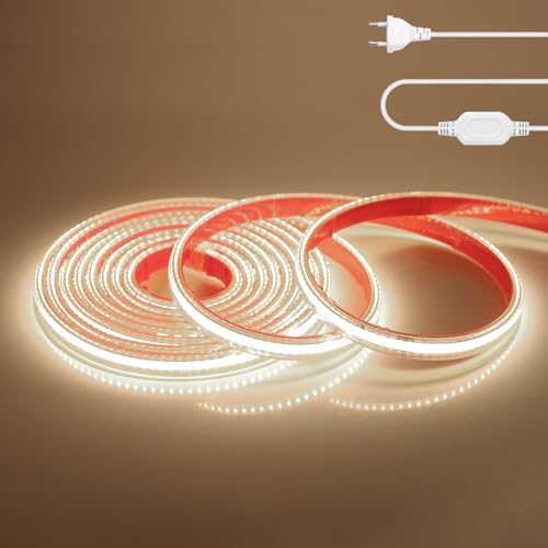 Wisada COB Tira LED 220V Blanco natural