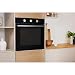 Indesit IGW 620 BL - Horno (Medio, Horno eléctrico, Gas natural, 66...