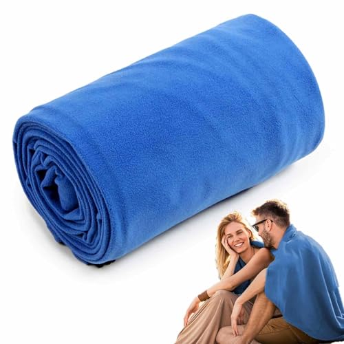 - Forro de Saco de Dormir (sábana de Viaje con Cremallera), cómoda sábana de Camping, con Bolsa de Almacenamiento, Manta de Forro Polar para Adultos,