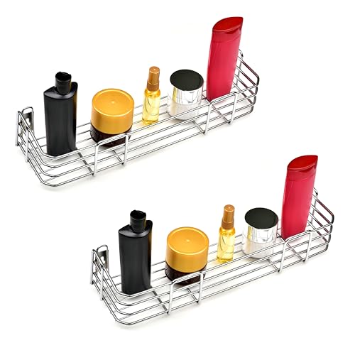 Stainless Steel Bathroom Shelf for Wall, Bathroom Rack, Wall Moun...