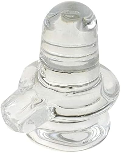Galaxie Karmaa Crystal Shivling Shivalingam Pure Crystal Lingam/Sphatik shivling/Sphatik Lingam Shivlinga/Shivlinga for Pooja