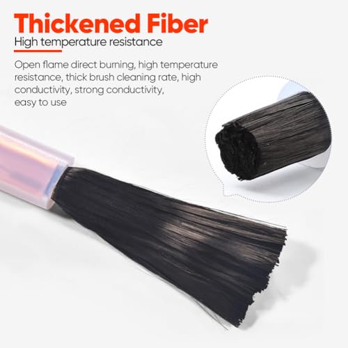 Image of M8 5PCS Weld Bead Cleaning Brush, Copper Head Weld Brush for Welding Bead Seam Polishing Machine - weld cleaning brush (M8-5Pcs)