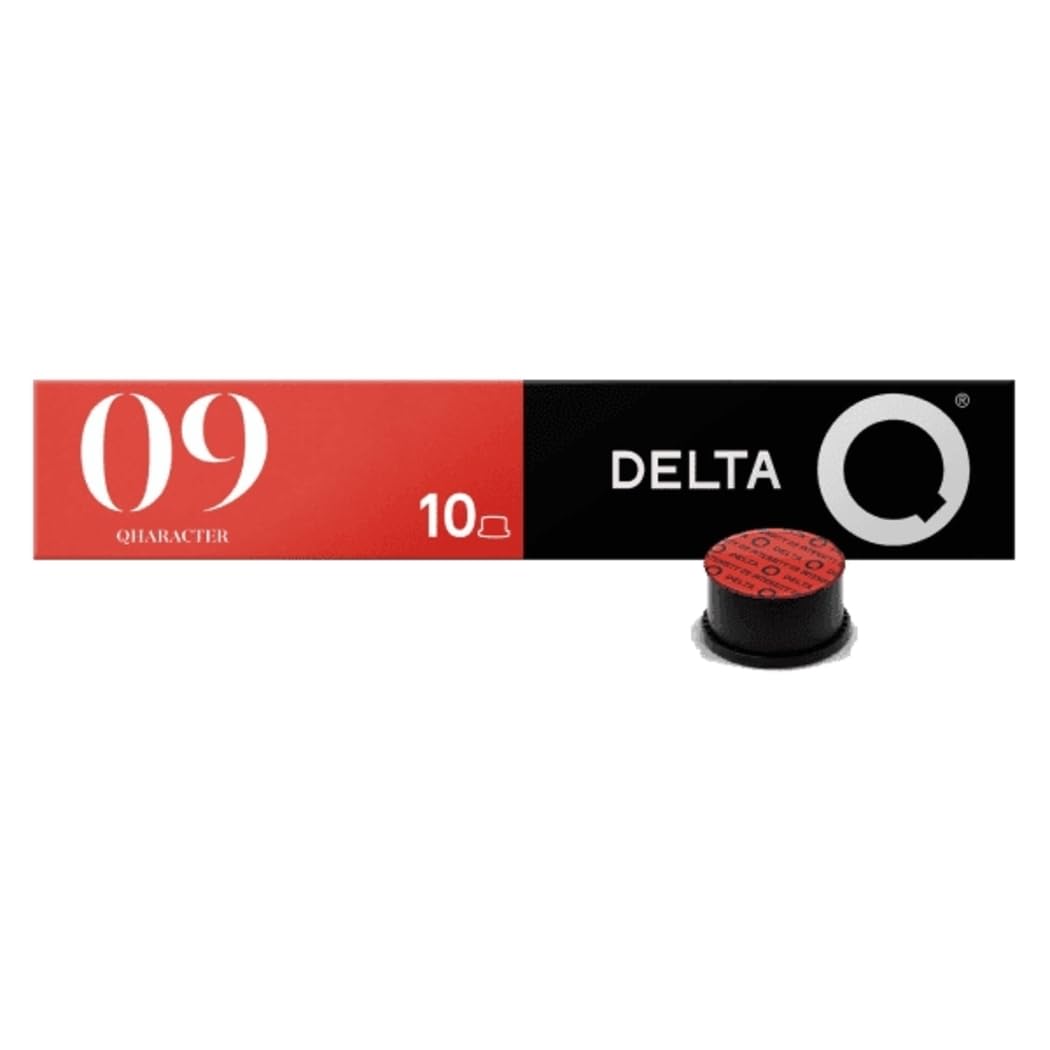 Agribéria Etui de 10 Capsules Delta Q Qharacter N° 9 Paquet de 55 g (L'emballage peut varier)