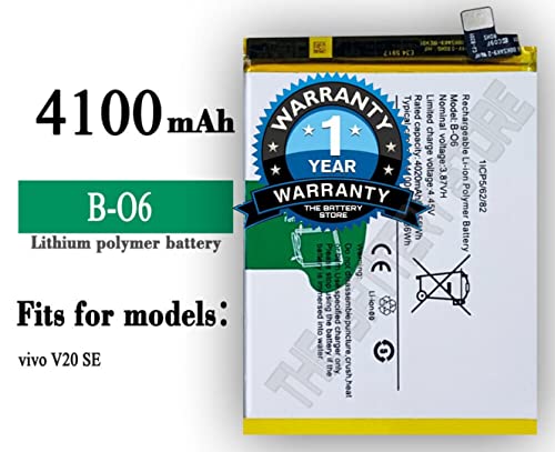 Image of Original B-06 Battery for Vivo V20 SE V2022 V2023 Battery with 1 Year Warranty***(P159)
