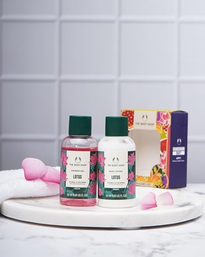 Image of The Body Shop Lotus Shower Gel & Body Lotion Gift Set