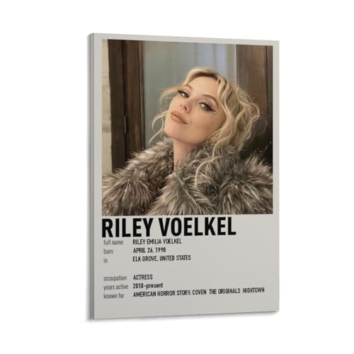 Bild: TULAOJI Riley Voelkel Poster, Leinwand, Kunstposter und Wandkunst, Gemlde, Rahmen-Stil, 50 x 75 cm fr 102,00 EUR bei amazon.de