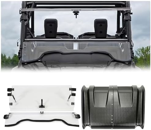 Kojem Roof&2-in-1 Folding Windshield Compatible with 2014-2024 Ho...