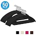IEOKE Premium Velvet Hangers, Non-Slip Suit Clothes Hangers Coat Hangers (50-Pack) Ultra Thin Space Saving with Heavy Duty 360 Swivel Chrome Hook