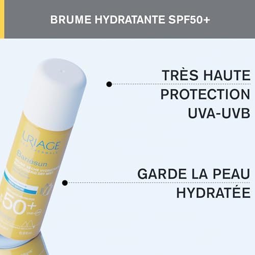 Uriage Bariesun Brume Solaire Sèche Hydratante SPF50+ - Haute Protection UVA/UVB & Lumière Bleue - Spray Corps Facile à Appliquer - Résistant à l'Eau - Effet Léger, Frais - Peaux Sensibles - 200ml – vue 4