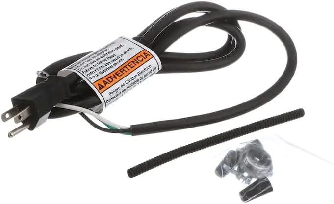 4317824 3 Prong Power Cord Kit Compatible With Whirlpool Dishwashers - Budora - 675456, AH358548, EA358548, PS358548, PT110