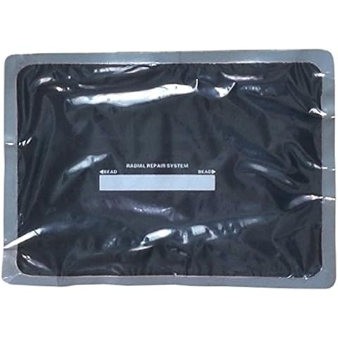 HARZOLE USA Style Heavy Duty Radial ply SP-2213 Three ply 5-1/4" x 7-1/4" 133x185mm Tire Repair Adhesive Tyre Patch/Radial Vulcanized Rubber Patch tire Puncture seal2pc/bag Cover