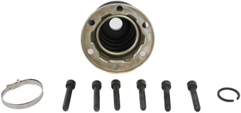 Kit CV Boots Front or Rear Inner Interior Inside for VW for Thing 1973-1974 for Transporter 1968-1979 for Vanagon 1980-1991,for VW 411 1971-1973 412 1973-1974 Black Over-Deals