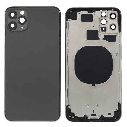 Chassis arriere en vitre pour iPhone 11 Pro Max vitre arriere de remplacement avec tiroir SIM