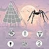 Halloween Decorations Outdoor, Spider Web Lights 250 LED Lighted Spider Web 16.4Ft Giant Halloween Decorations Light up, 8 Lighting Modes Waterproof & Timer for Indoor House Haunted Yard Decor, Purple #1