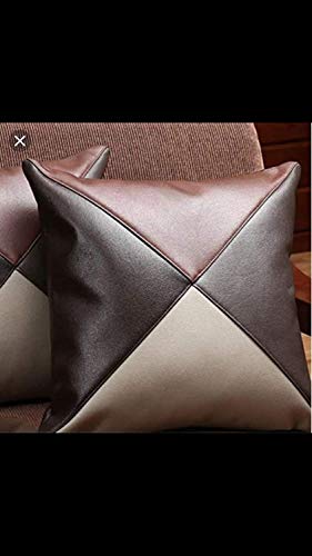 LL LEATHER LOVERS Lambskin Leather Pillow Cover - Sofa Cushion