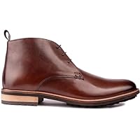 Silver Street London Men's Ludgate Leather Fashionable Chukka Boot (Brown, 10 UK, numeric_10)