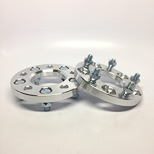 2 Pieces 0.59" 15mm Custom Wheel Spacers Adapters Bolt Pattern 5x4.75 to 5x4.75 Thread Pitch 14x1.5 Approx. 5/8" Center Bore 87.1mm
