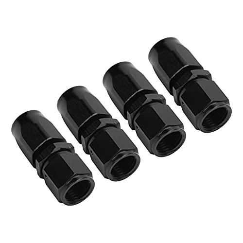 Aoaoy AN6 Schwenkbarer Schlauchanschluss Adapter Schwarz 4Stk.