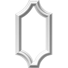 Ekena Millwork PNL08X16AS-02 8"W x 16"H x 1/2"P Ashford Molded Scalloped Wainscot Wall Panel