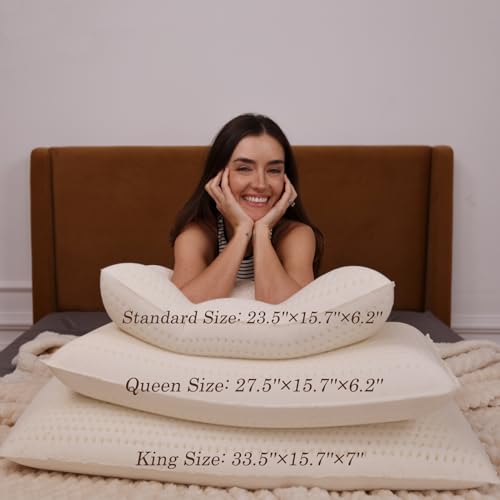Almohada Látex Natural Queen Soporte Ergonómico miniatura 3