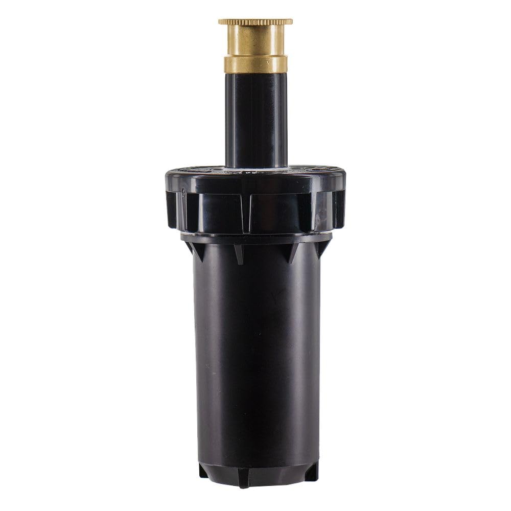 Orbit 80313 2" Professional Series Adjustable Pressure-Regulating Spray Sprinkler Body with Brass 15' Full Pattern Nozzle
