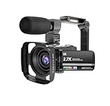 FONCTION PAUSE ET WEBCAM : Le caméscope prend en charge la fonction pause, idéale for YouTube et le vlogging. Vous pouvez reprendre l'enregistrement dans le même fichier sans avoir à en redémarrer un autre. Cette caméra vidéo for YouTube peut également servir de webcam. Connectez-vous à votre ordinateur for passer des appels vidéo avec vos proches.