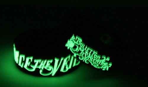 Pierce the Veil Bullet for My Valentine 2PCS New! Glow in The Dark
