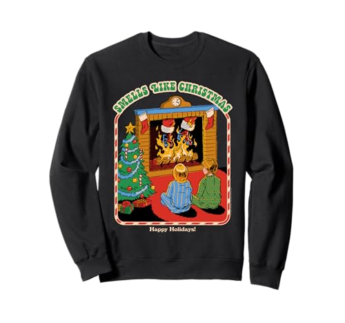 Smells Like Christmas Sarcastic Vintage Funny Adult Humor Sweatshirt