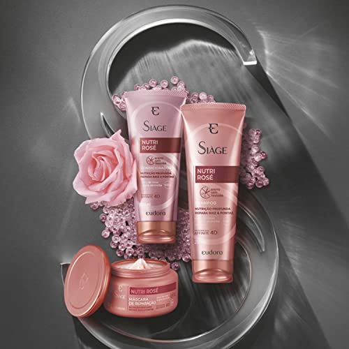 Eudora Kit Siàge Nutri Rosé Shampoo + Condicionador + Máscara