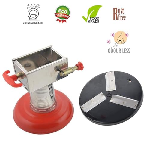 Image of Stainless Steel Potato Chips Slicer Cutter Manual Wafer Maker Machine for Home, Vegetable Fruit Slicing, Ergonomic Handle, Hand Operated Aloo Chips Maker, Kitchen Wafer Cutting Device