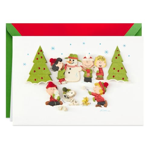 Hallmark CartĂŁo de Natal Signature Peanuts (Natal divertido e gelado) (799XXH5079)