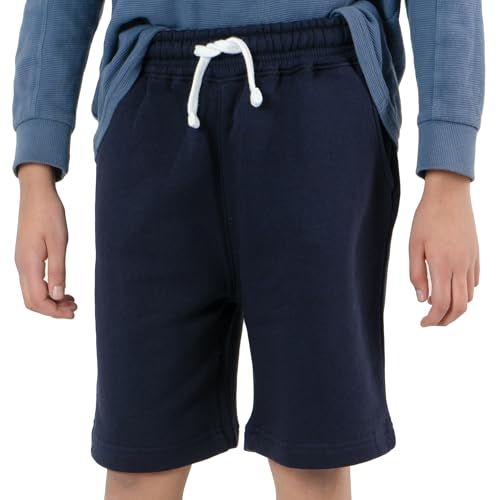 Image of NOROZE Boys Fleece Shorts Regular Fit with Side Pockets (9-10 Years, Navy)