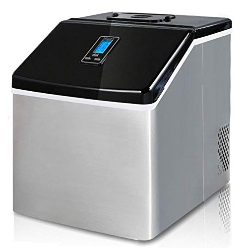 Máquina automática portátil de hielo, acero inoxidable, 25 kg/24h miniatura 1