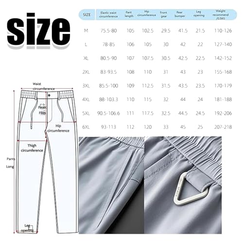 Comforflex - Men's Multi-Pocket Stretch Comfort Outdoor Casual Pants, Comforflex - Ultra Comfort Flex Fit Cargo Pants2