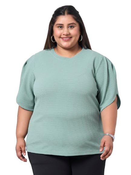 style quotient Women White Polyknit Smart Casual Top-picture-53
