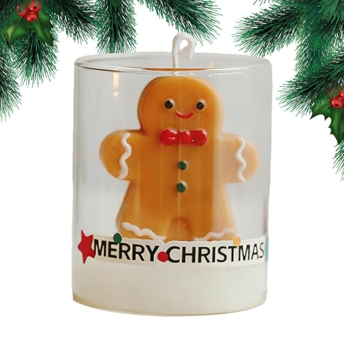 Pequeñas velas perfumadas para la temporada navideña, decoración festiva, vela de aromaterapia, para amantes de la relajación, fiesta de noche, reunión familiar, noches de invierno, chimenea, sala de