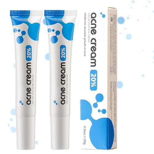 LBOYLOVE 20% Azelaic Acid Acne Cream for Face Azelaic Acid With Hyaluronic Acids for Face Redness Relief Pimple CreamAnti Acne Breakouts Serum Balance Excess Oil & Soothing No Irritation