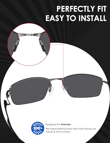 Image of BLAZERBUCK Clear Replacement Nose Piece Pads for Oakley Extender OX3249