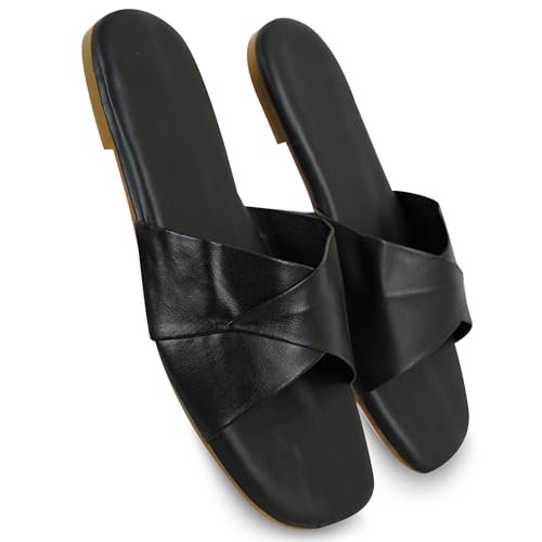 Image of DFR Women Casual Cushioned Flat Slippers Woman