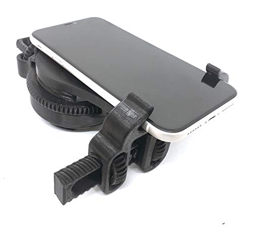 Suporte Celular Adaptador Para Microscópio iPhone Samsung LG (Preto)