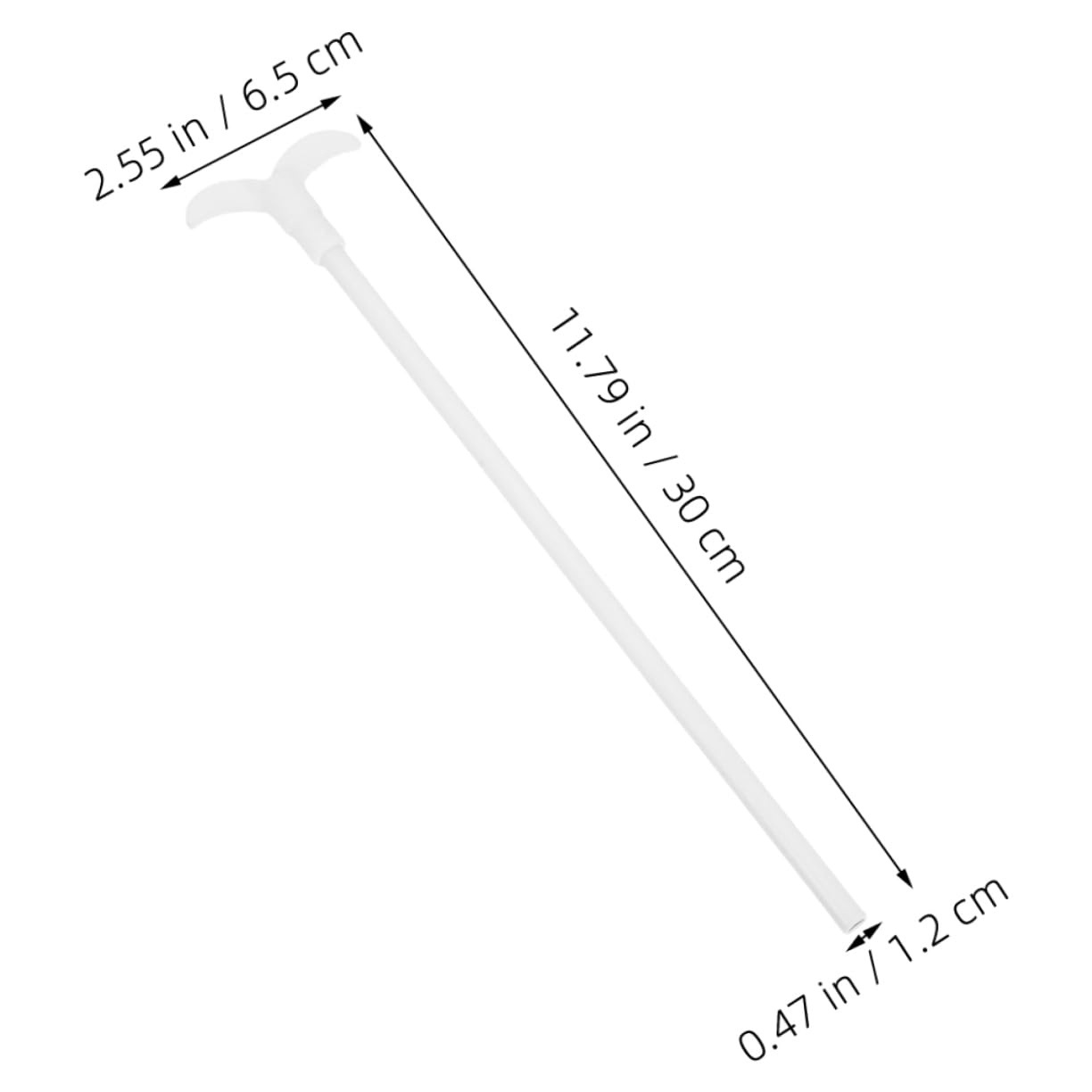 PRETYZOOM Long Stir Paddle for Electric Stirring Rod Heat Resistance for Chemical Pharmaceutical Applications Cm Lab Mixing Tool
