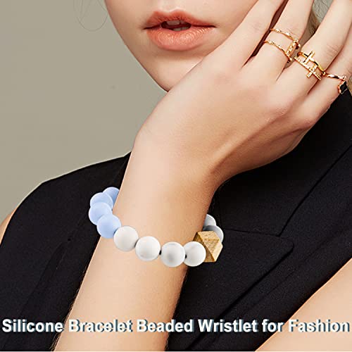 Silicone Airpods Case Cover,Wonjury Protective Case With Bracelet Keychain For Women Girls,Skin For Air Pod 2 & 1 Charging Case, Denim Blue #TOP4