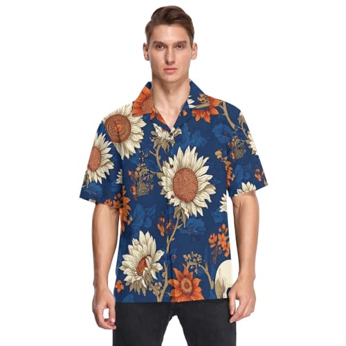 Chemise hawaïenne homme à manches courtes au motif japonais