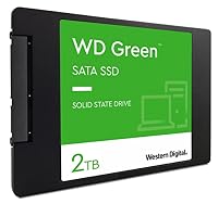 WD Green SATA SSD interne SSD 2 TB (2,5 Zoll Modul für den Einsatz in Laptops und Desktop PCs, SLC-Caching-Technologie, Stoßfest, WD F.I.T. Lab-zertifiziert) grün – Ansicht 3