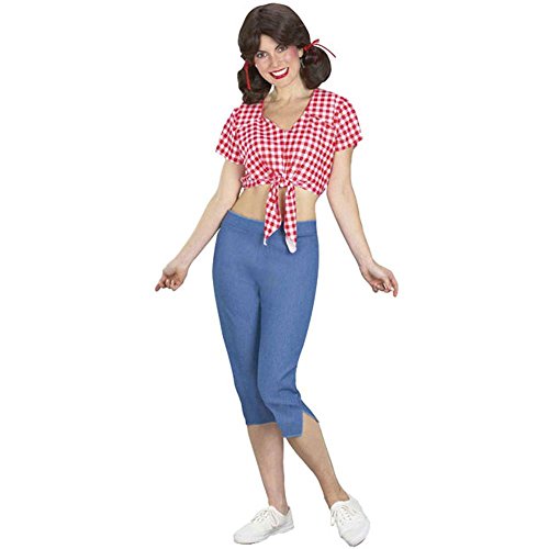 Adult Mary Ann Costume (Size: Standard 8-12)